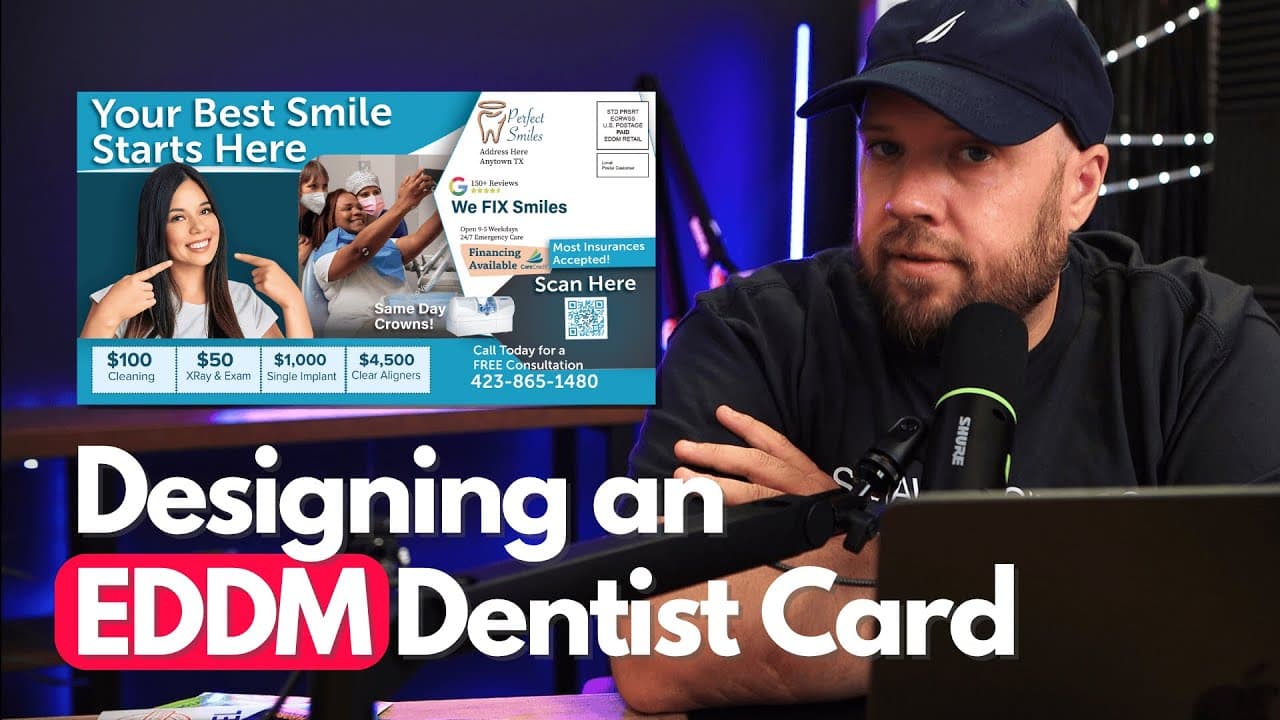 Pro Designer Reveals Secret Sauce Behind High-Converting Dental Postcards